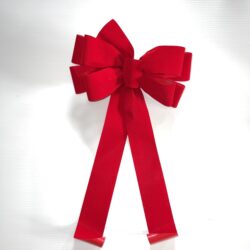 Red Velvet Decorative Bow